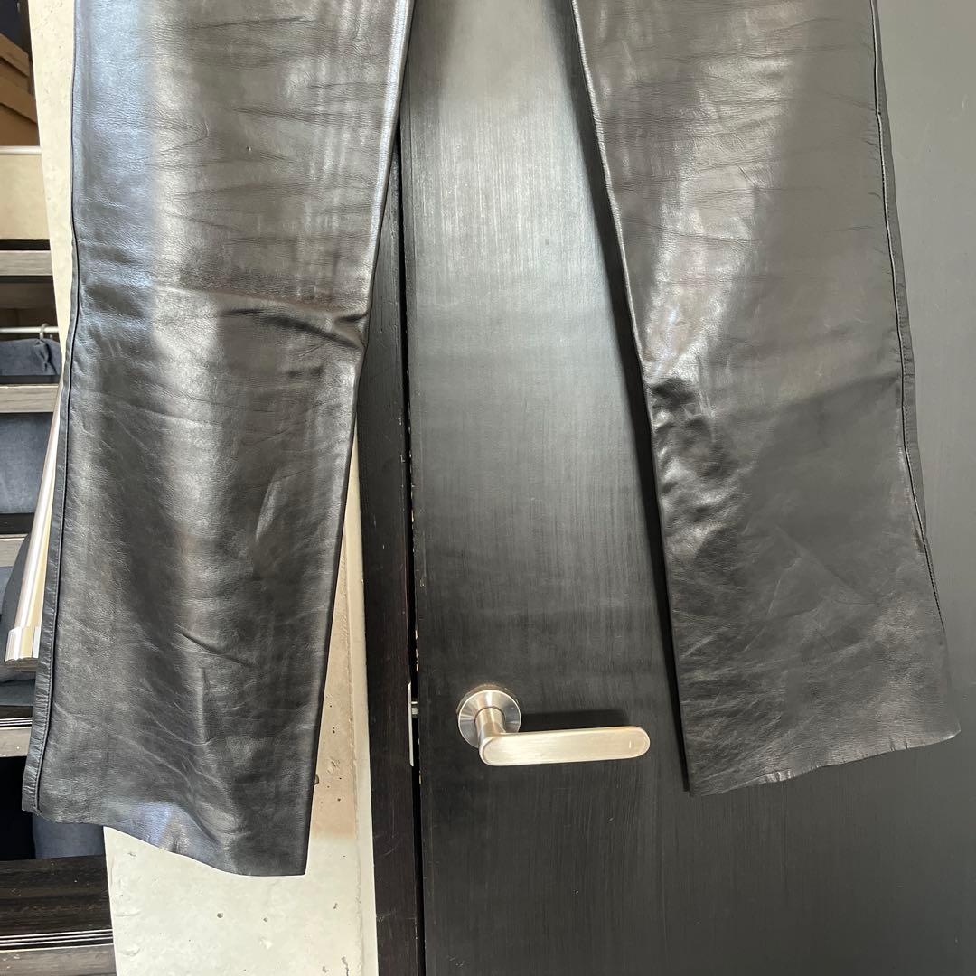 パンツ 00s COSTUME NATIONAL HOMME LEATHER PANTS