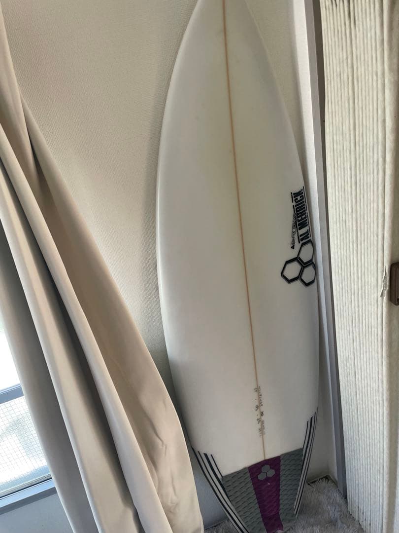 ショートボード ホワイト・パープル・グレー