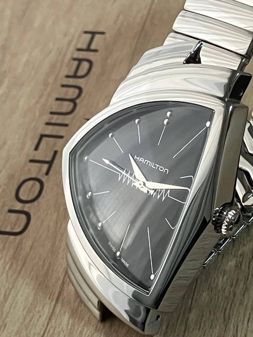 【きれい】ハミルトン 腕時計ベンチュラ 純正フレックス（蛇腹）ベルト