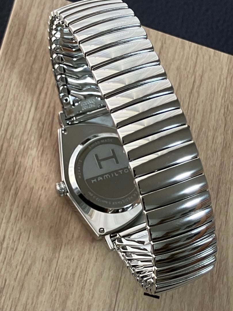 【きれい】ハミルトン 腕時計ベンチュラ 純正フレックス（蛇腹）ベルト