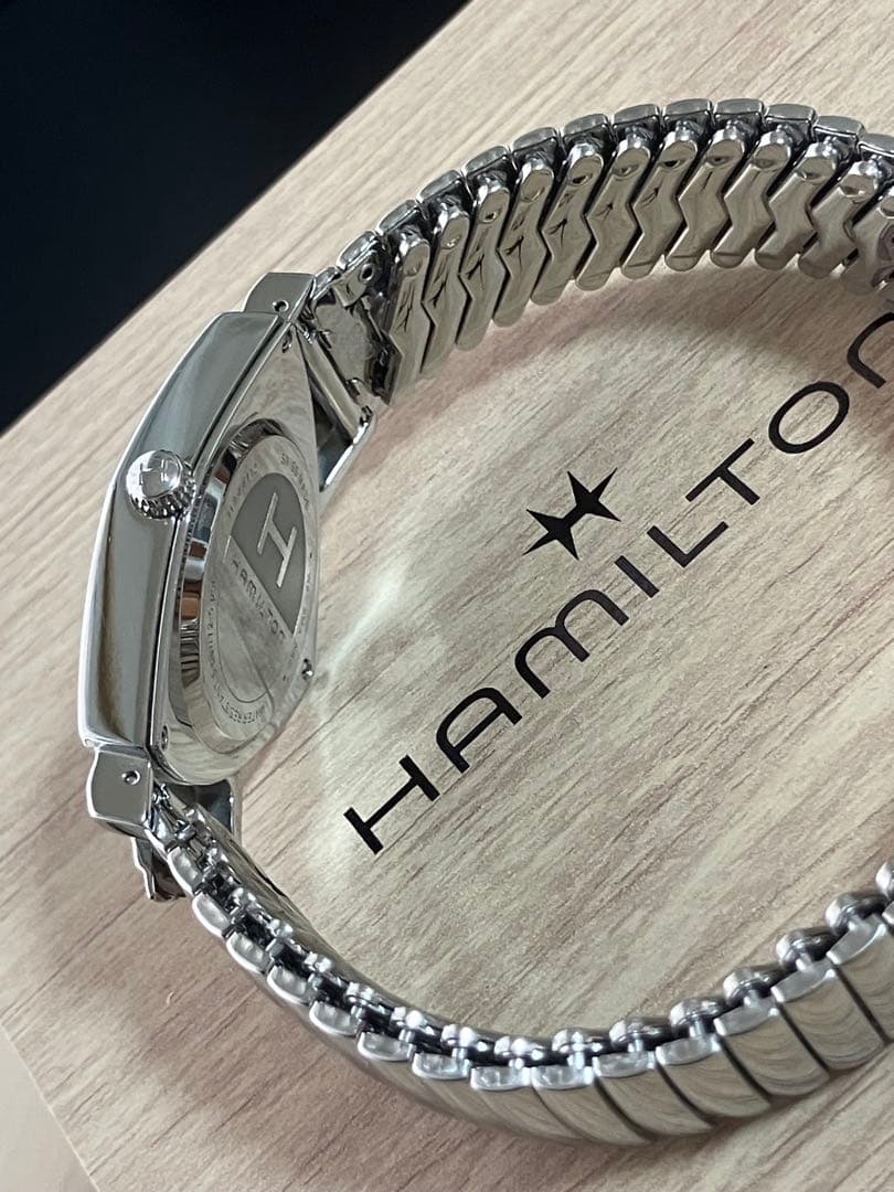 【きれい】ハミルトン 腕時計ベンチュラ 純正フレックス（蛇腹）ベルト