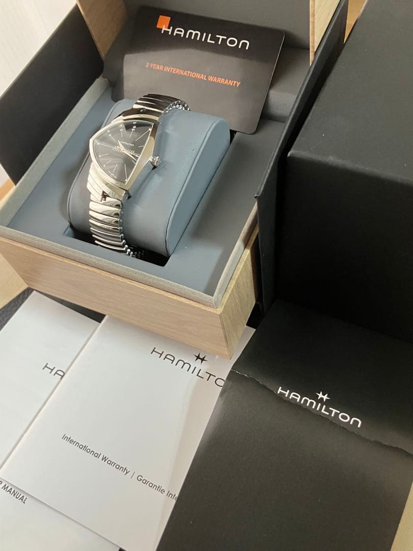 【きれい】ハミルトン 腕時計ベンチュラ 純正フレックス（蛇腹）ベルト