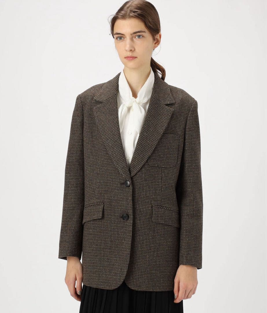 【TOMORROWLAND】【Ballsey】チェック柄 テーラードジャケット