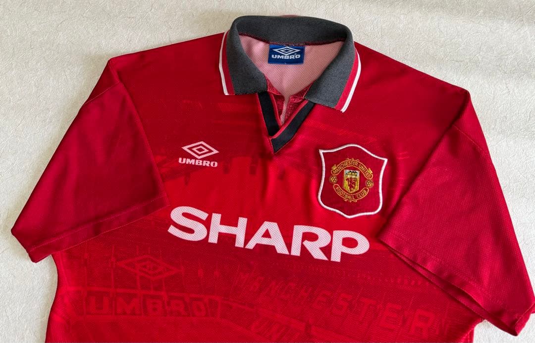 アンブロ　マンチェスターユナイテッド　ユニフォーム　94/95 ゲームシャツ