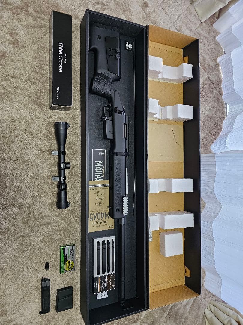 東京マルイM40A5 ボルトアクションエアーライフル(ブラックストック)