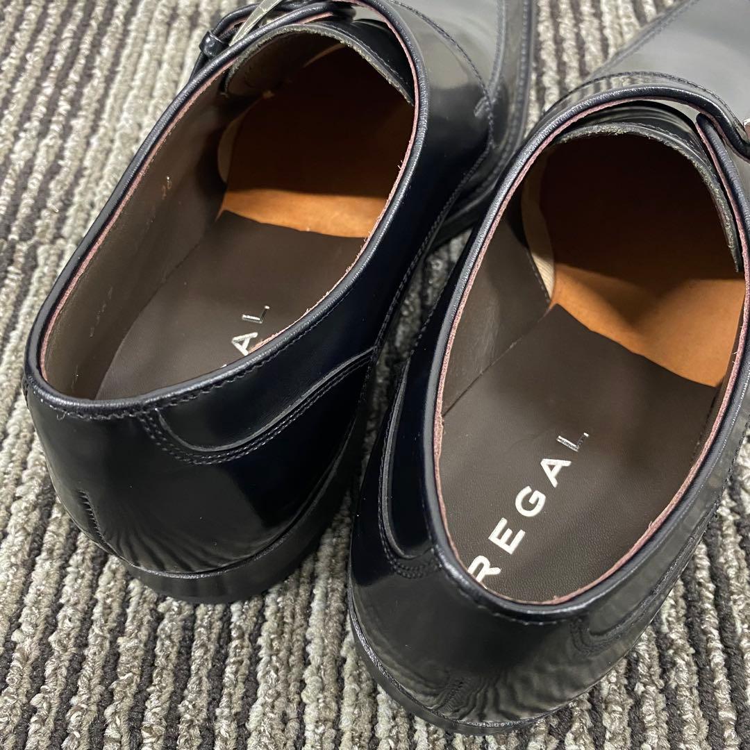 REGAL リーガル　シングルモンクストラップシューズ　革靴　ドレスシューズ