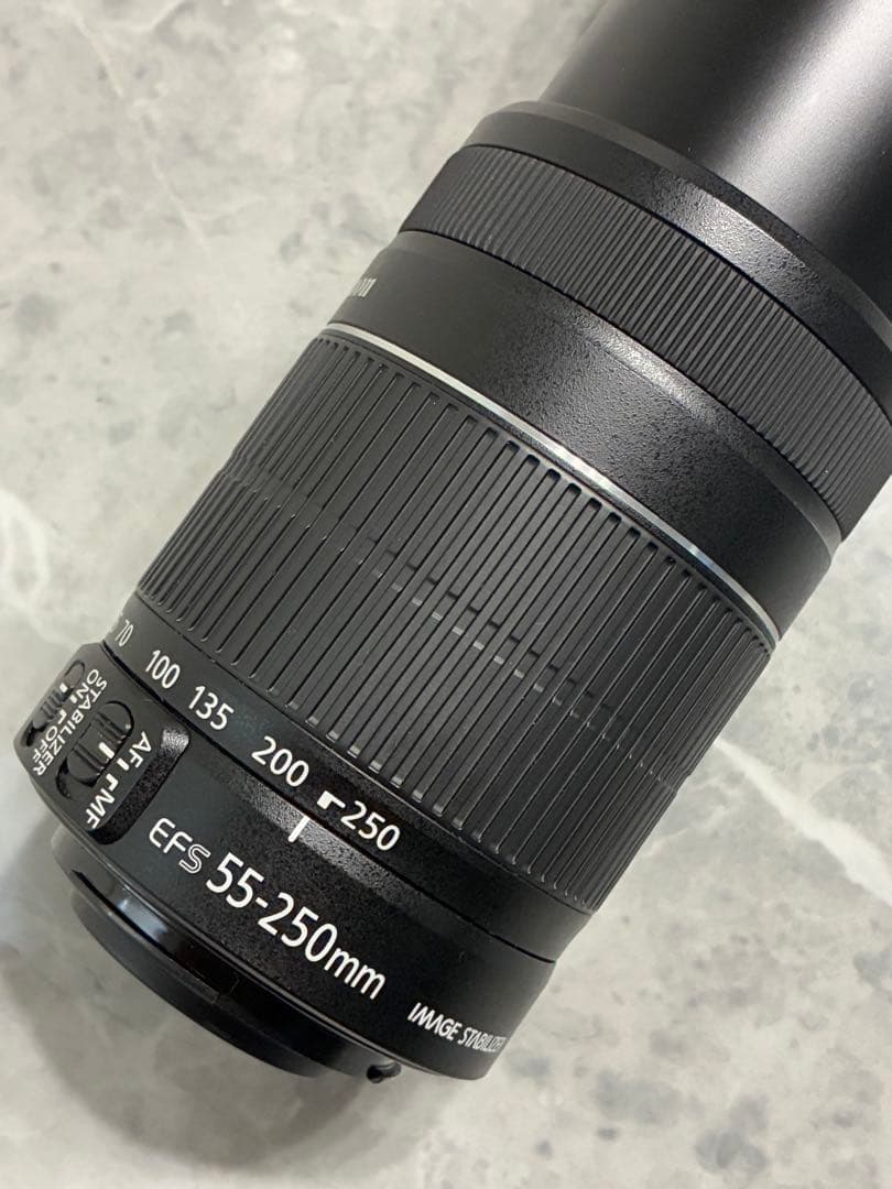 ⭐️美品⭐️ Canon EF-S 55-250mm IS II フード付望遠レンズ