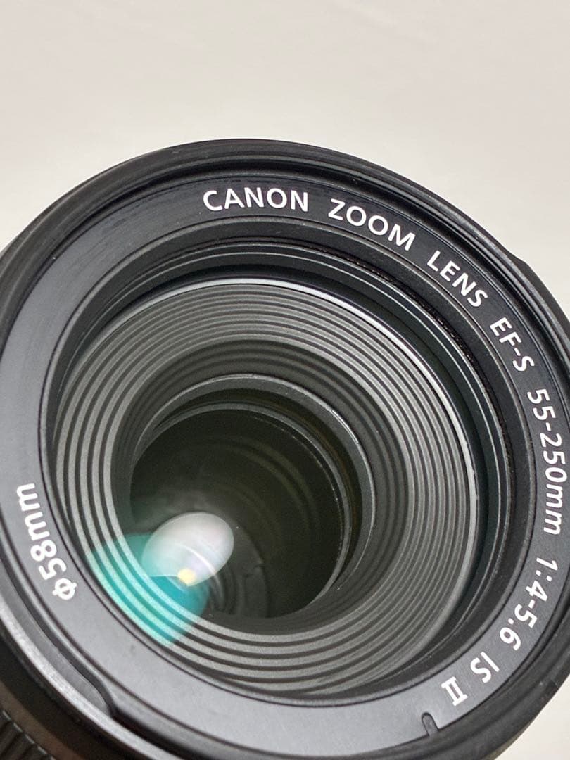 ⭐️美品⭐️ Canon EF-S 55-250mm IS II フード付望遠レンズ