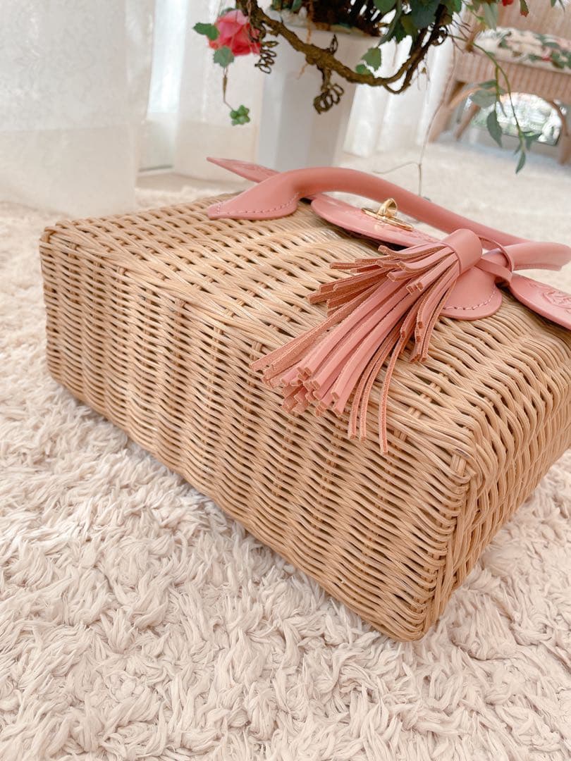 グレースコンチネンタル カービング カゴバッグCarving Basket MS