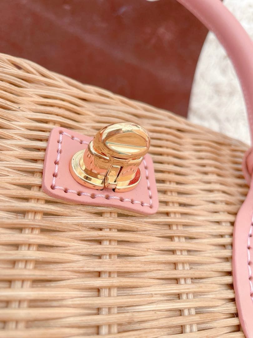 グレースコンチネンタル カービング カゴバッグCarving Basket MS