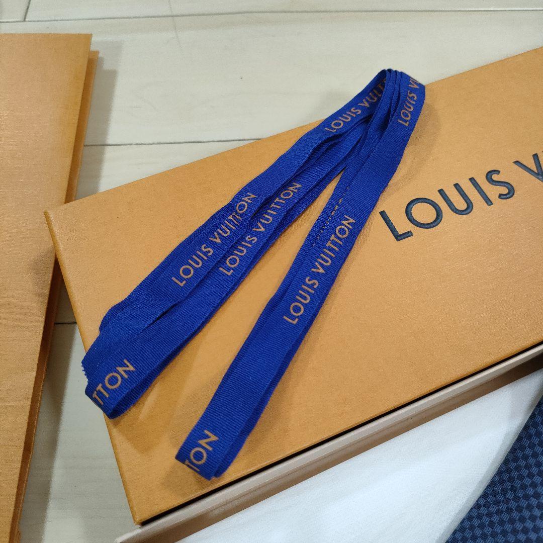 【Hana】LOUIS VUITTON ネクタイ マイクロダミエ柄