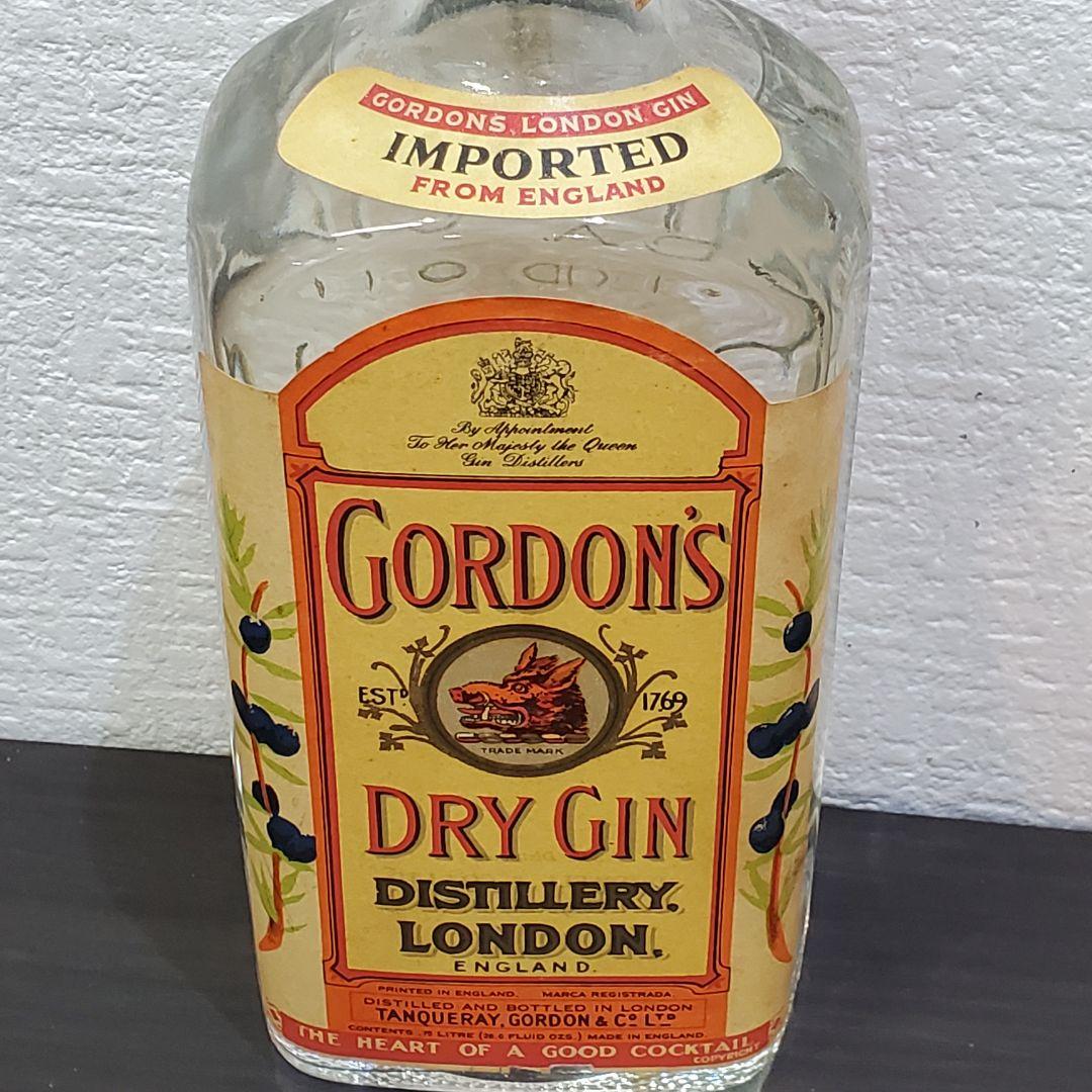 【古酒・未開封】ゴードン　ドライジン　旧ボトル　47度　750ml