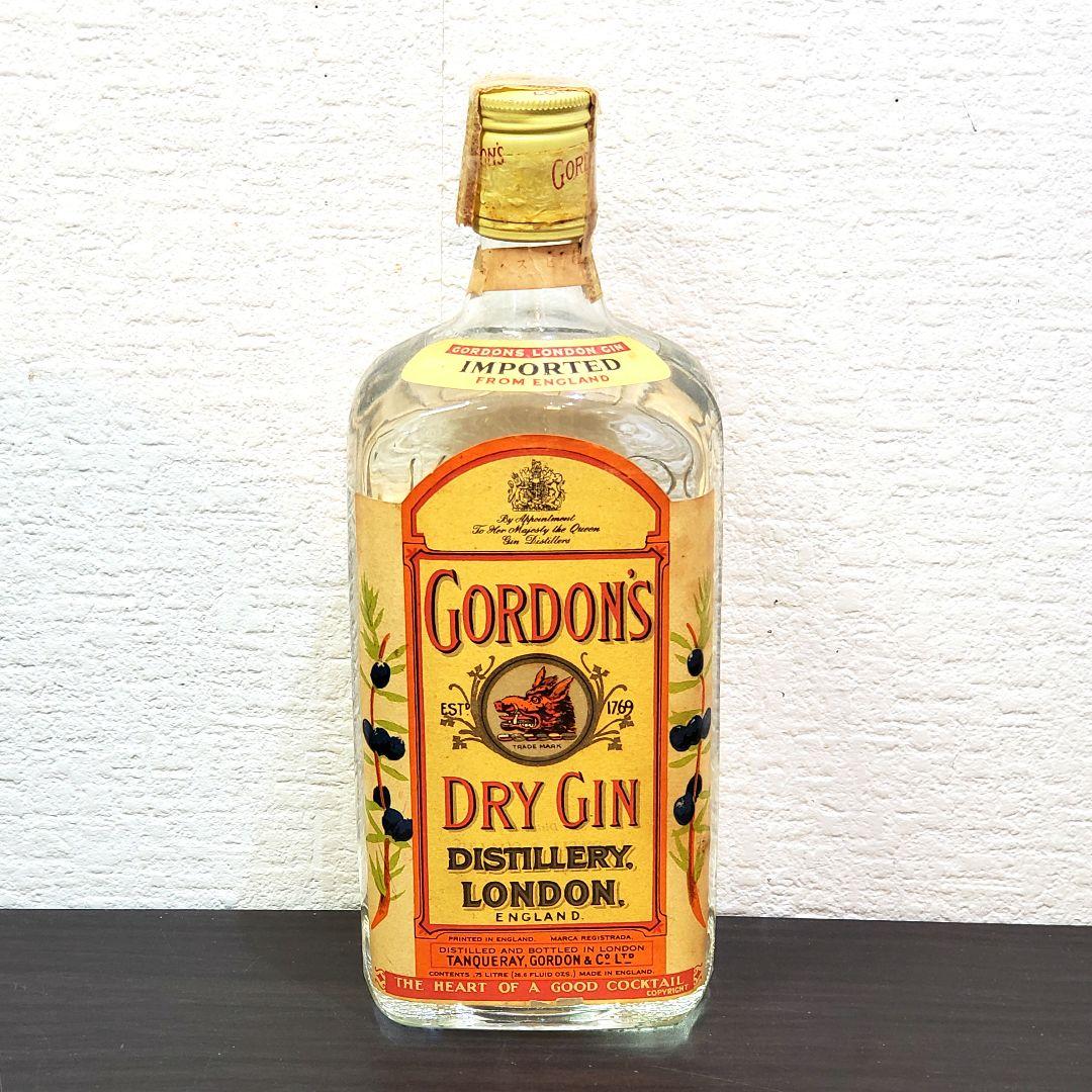 【古酒・未開封】ゴードン　ドライジン　旧ボトル　47度　750ml