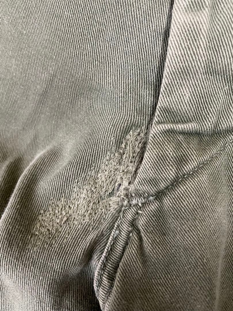 60s US ARMY OG107 ベイカーパンツ　着画あり