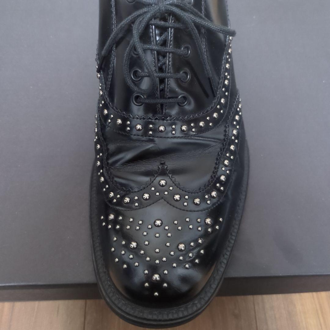 PRADA　オックスフォード ドレスシューズ リベット7 1/2