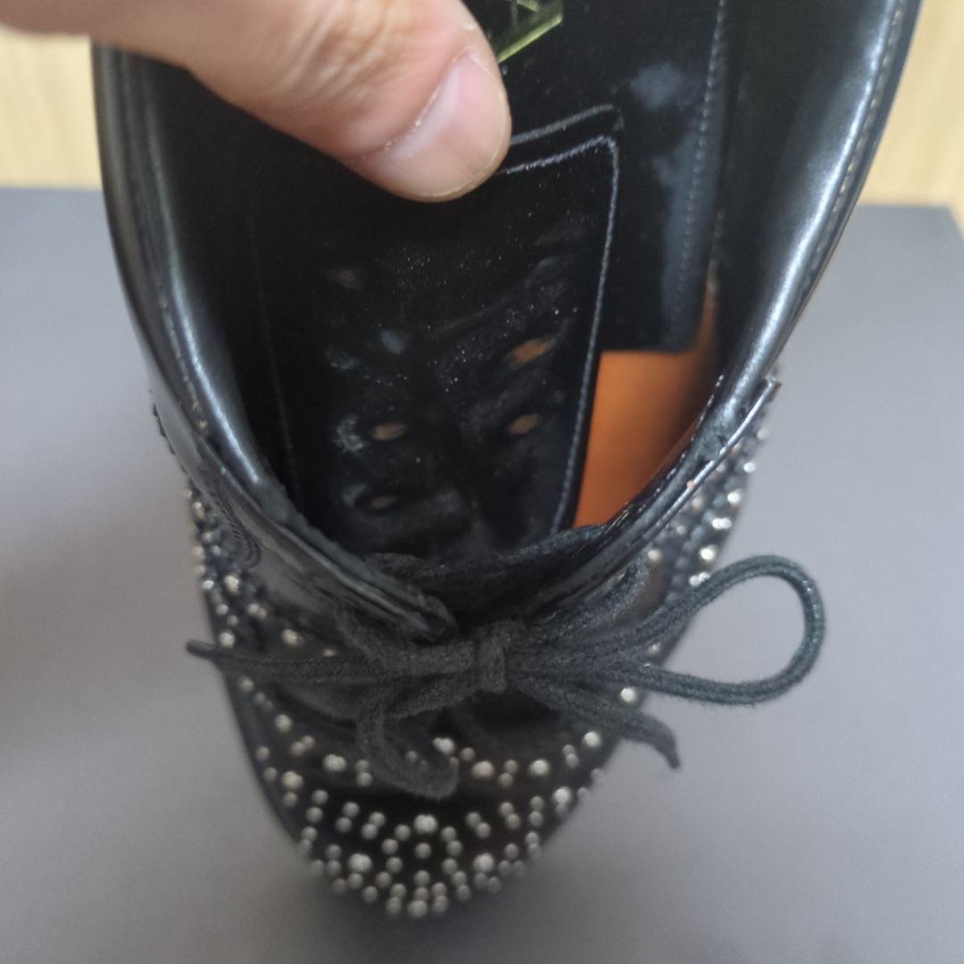 PRADA　オックスフォード ドレスシューズ リベット7 1/2