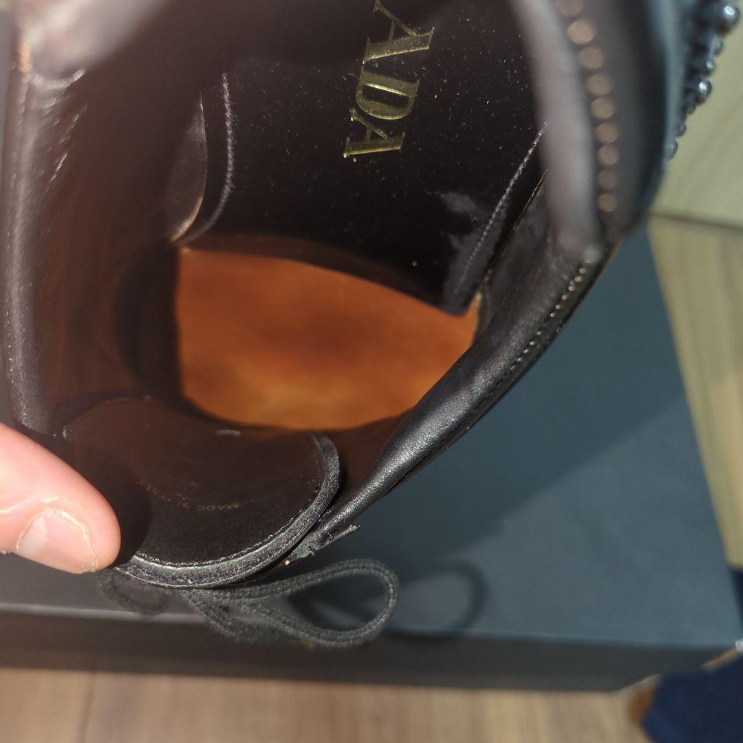 PRADA　オックスフォード ドレスシューズ リベット7 1/2