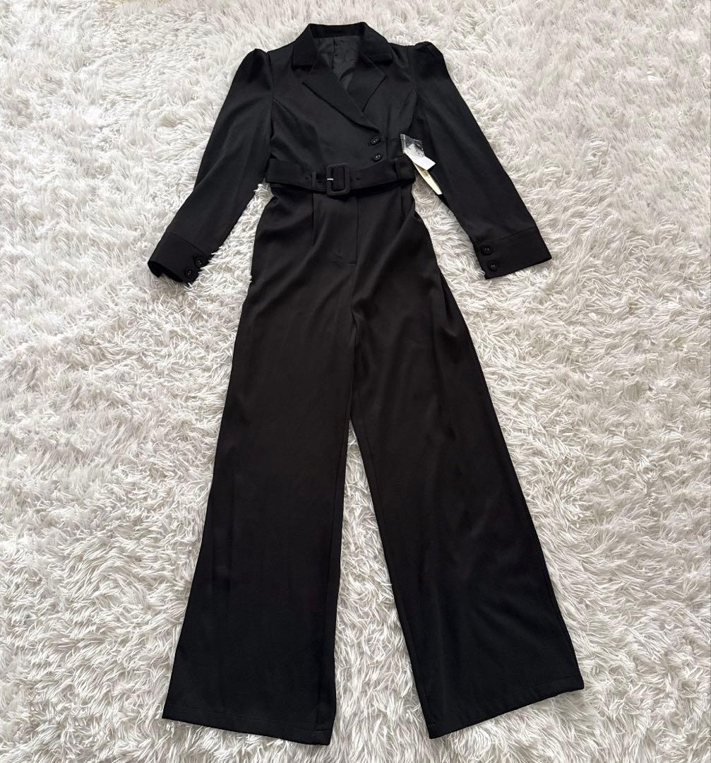 新品タグ付☆ PARTY ベルト付ケープ風オールインワン