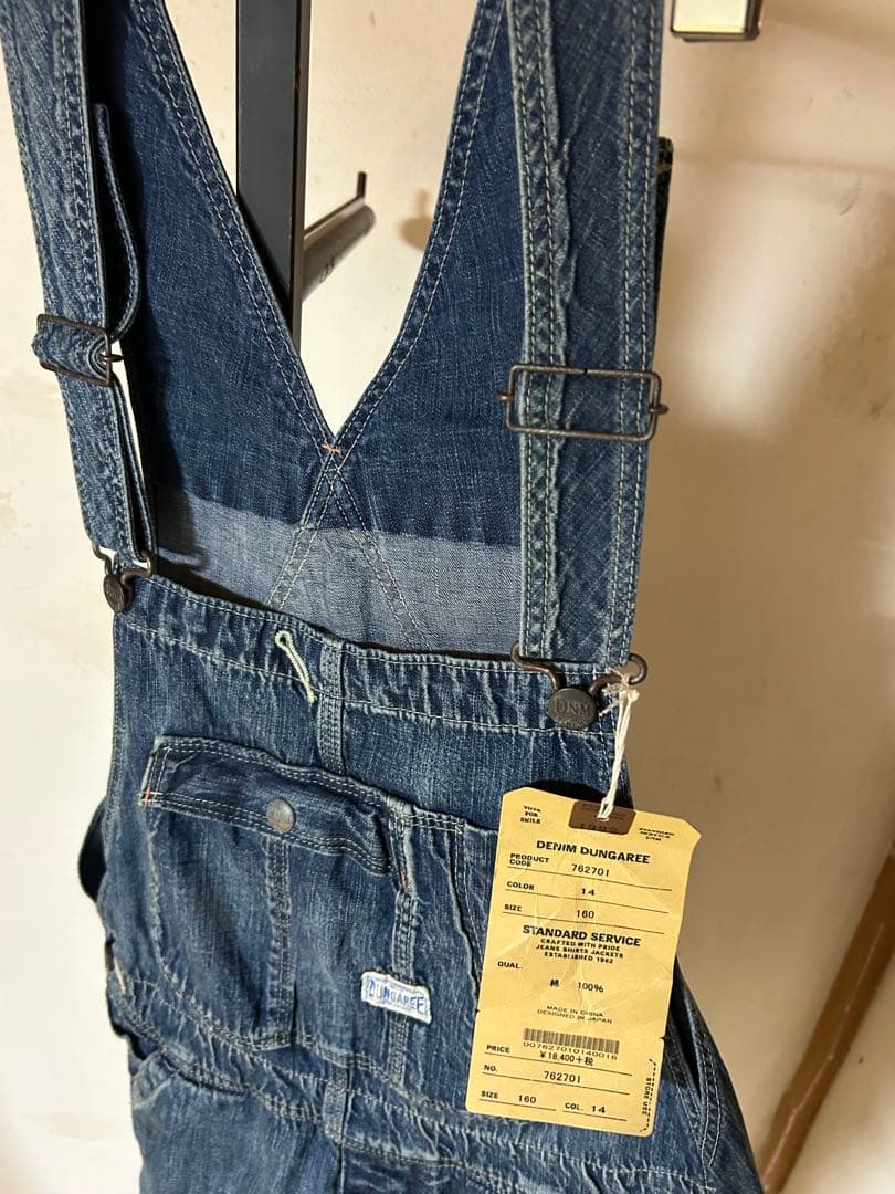 denim&dungaree デニム&ダンガリー デニムサロペショートパンツ