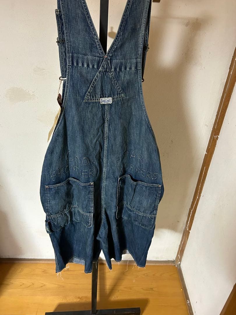 denim&dungaree デニム&ダンガリー デニムサロペショートパンツ