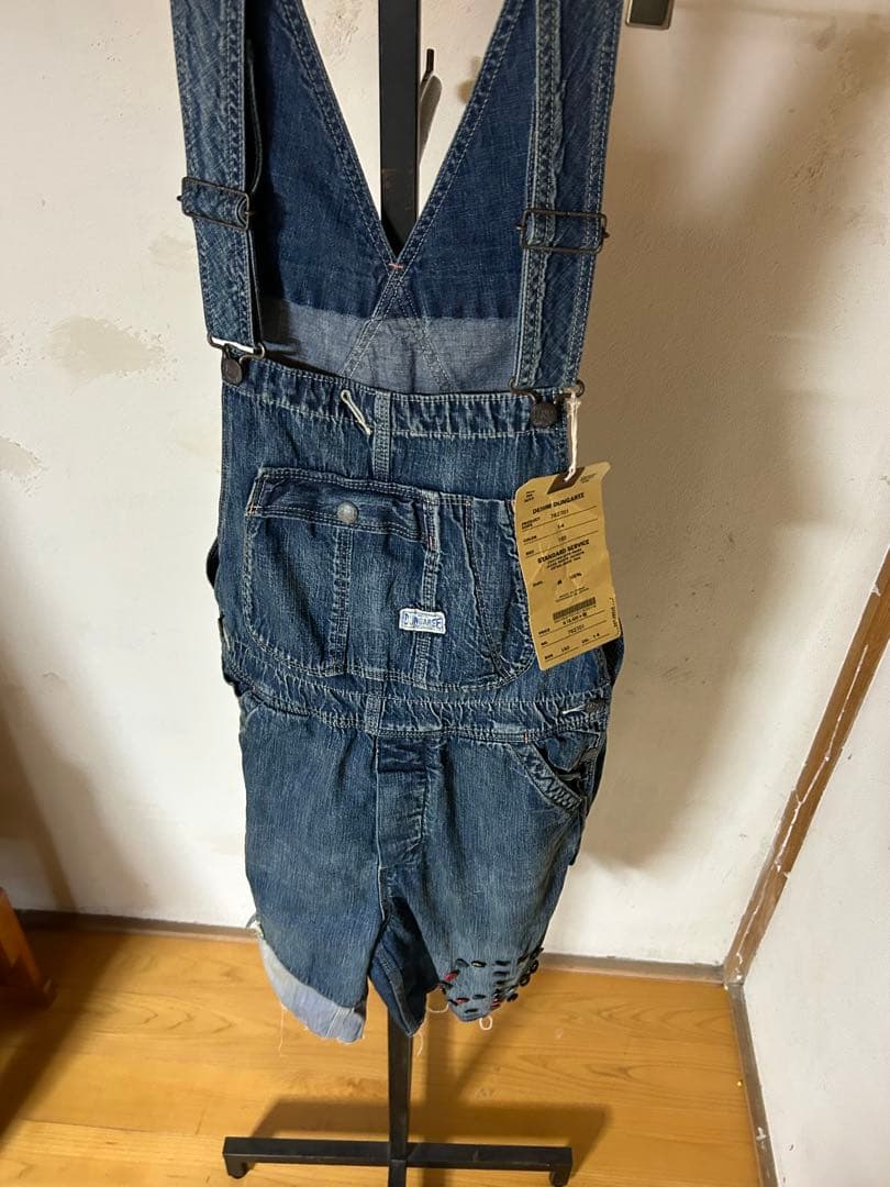 denim&dungaree デニム&ダンガリー デニムサロペショートパンツ
