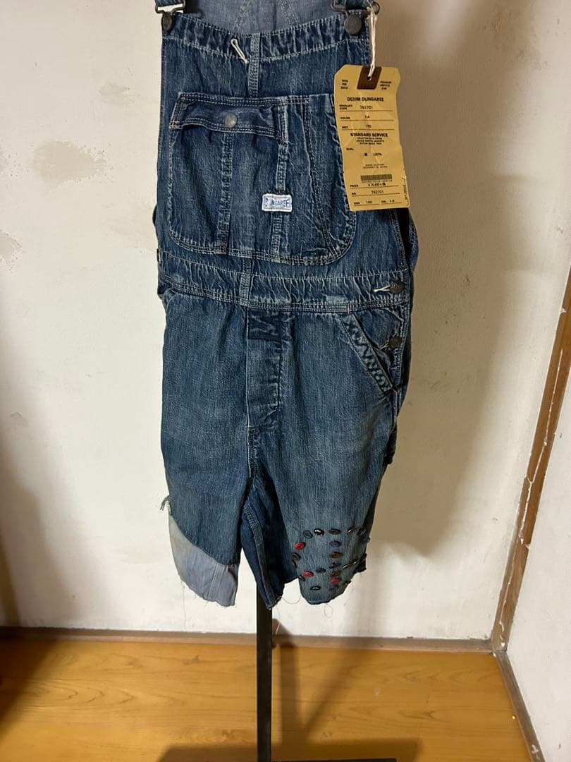 denim&dungaree デニム&ダンガリー デニムサロペショートパンツ