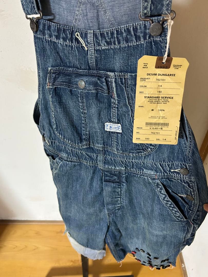 denim&dungaree デニム&ダンガリー デニムサロペショートパンツ