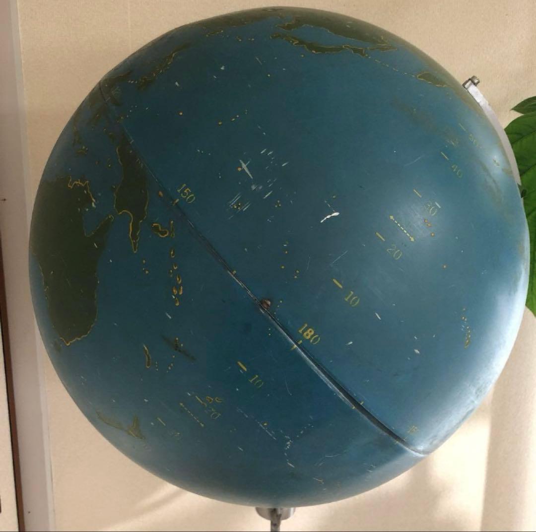 置物 ANTIQUE (A.J.NYSTROM&CO ) MILITARY GLOBE