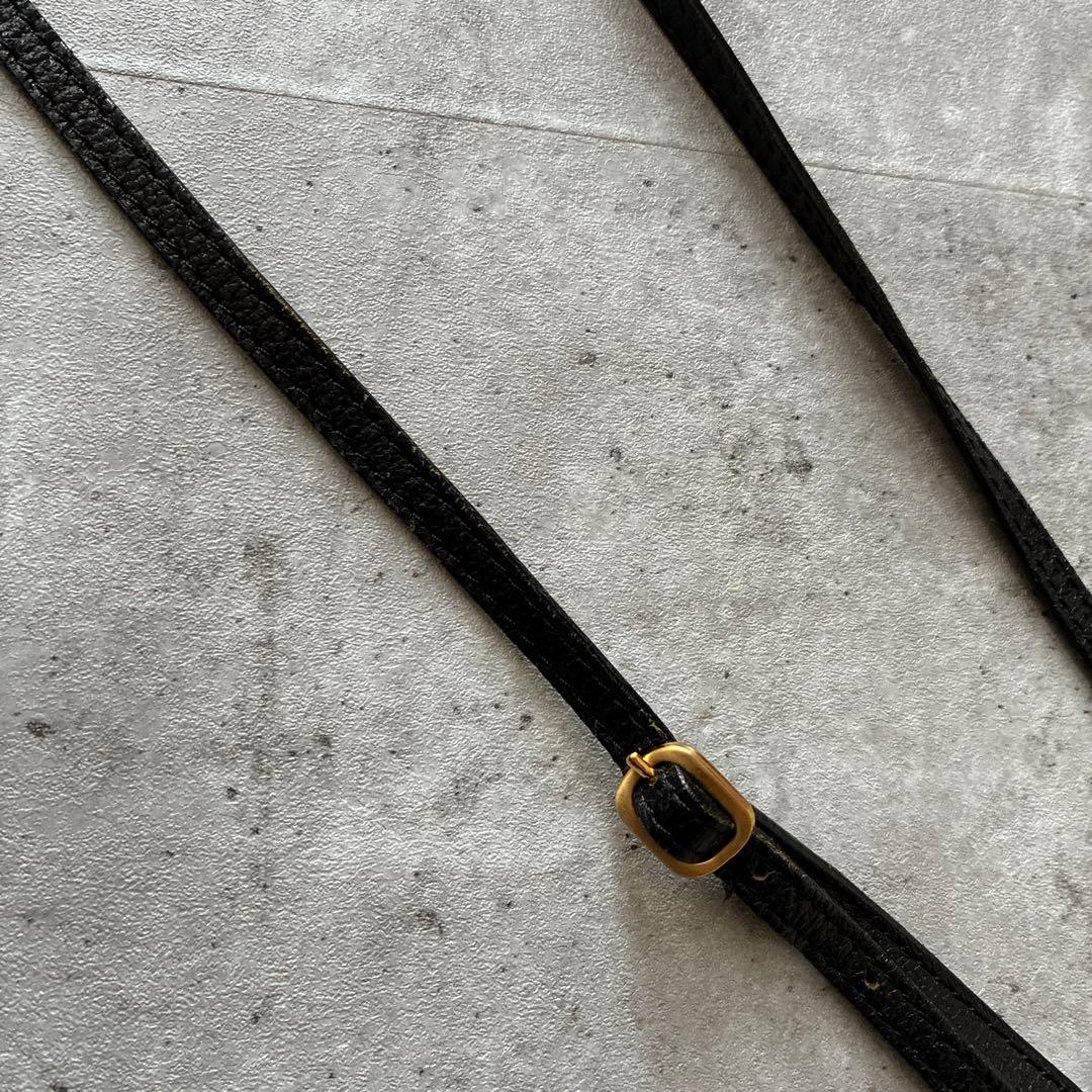 WAKO GINZA TOKYO 和光　ショルダーバッグ 3連ポーチ　黒