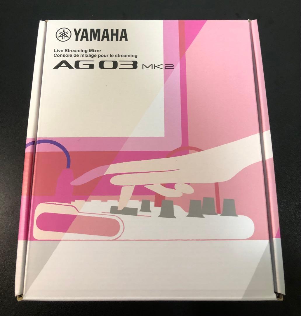 YAMAHA ライブストリーミングミキサー 3チャンネル AG03MK2
