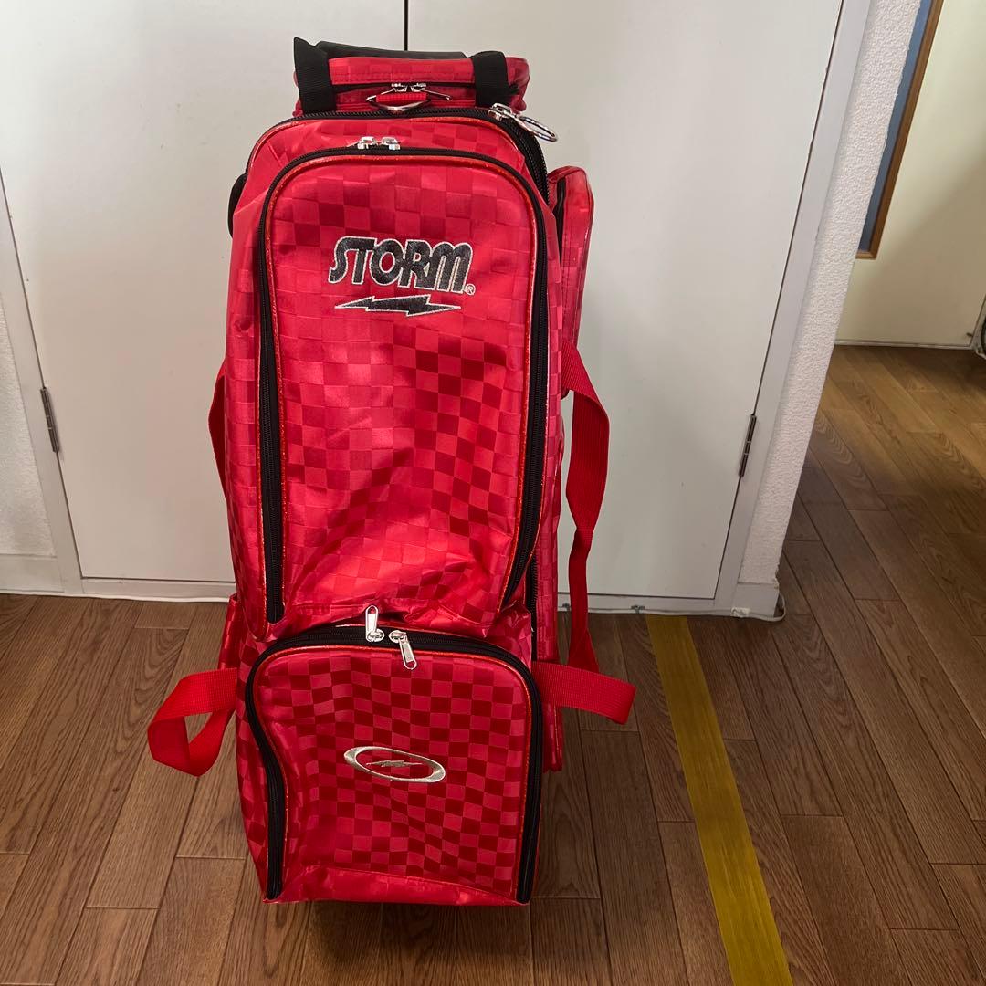 STORM ボウリング用バッグ レッド 大容量