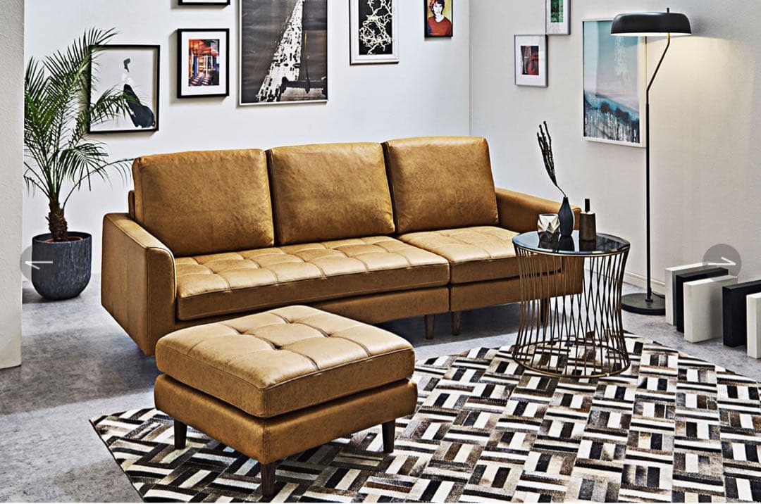 MAULS II カウチソファ レザーテックス　⭐︎値下げ中！