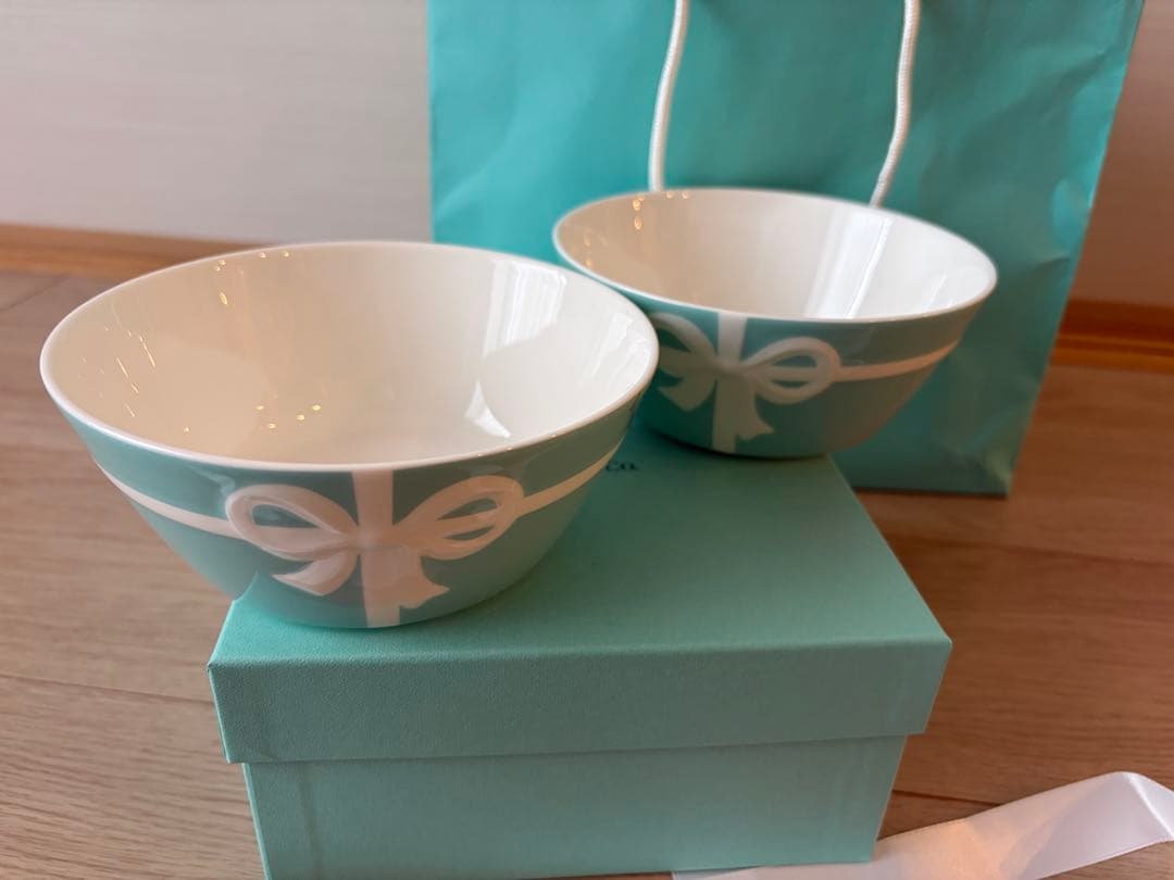 ティファニー　ブルーボックスボウル2個セット