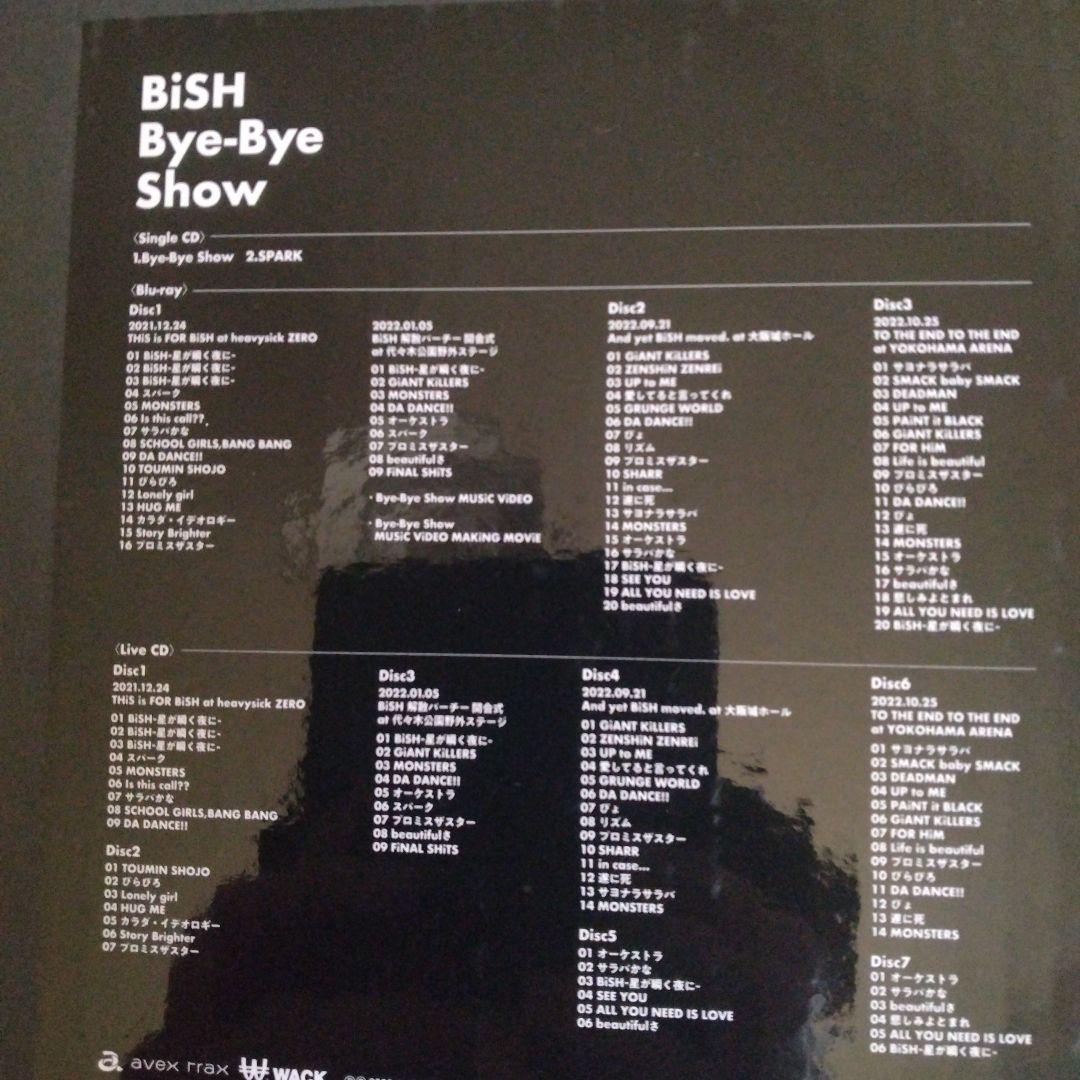 BiSH Bye-Bye Show 初回限定CD + Blu-ray