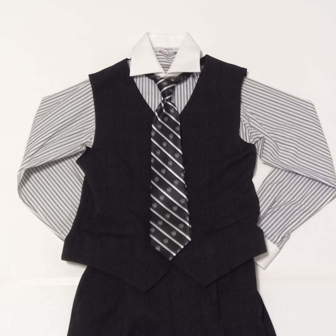 【にこ】ビームスデザイン 男の子 スリーピース セレモニースーツ 結婚式