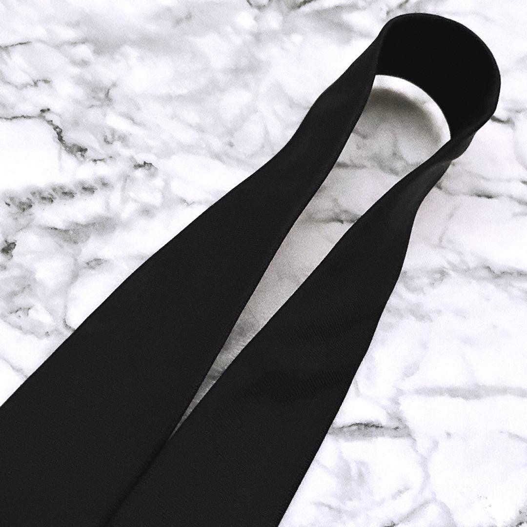 ✨未使用箱付き✨GUCCI 蜂　ビー　ソリッド　ブラック　ネクタイ