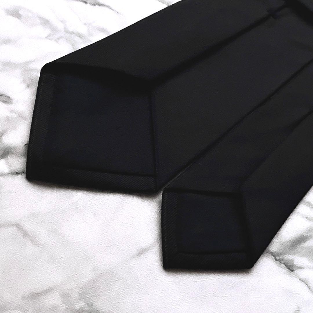 ✨未使用箱付き✨GUCCI 蜂　ビー　ソリッド　ブラック　ネクタイ