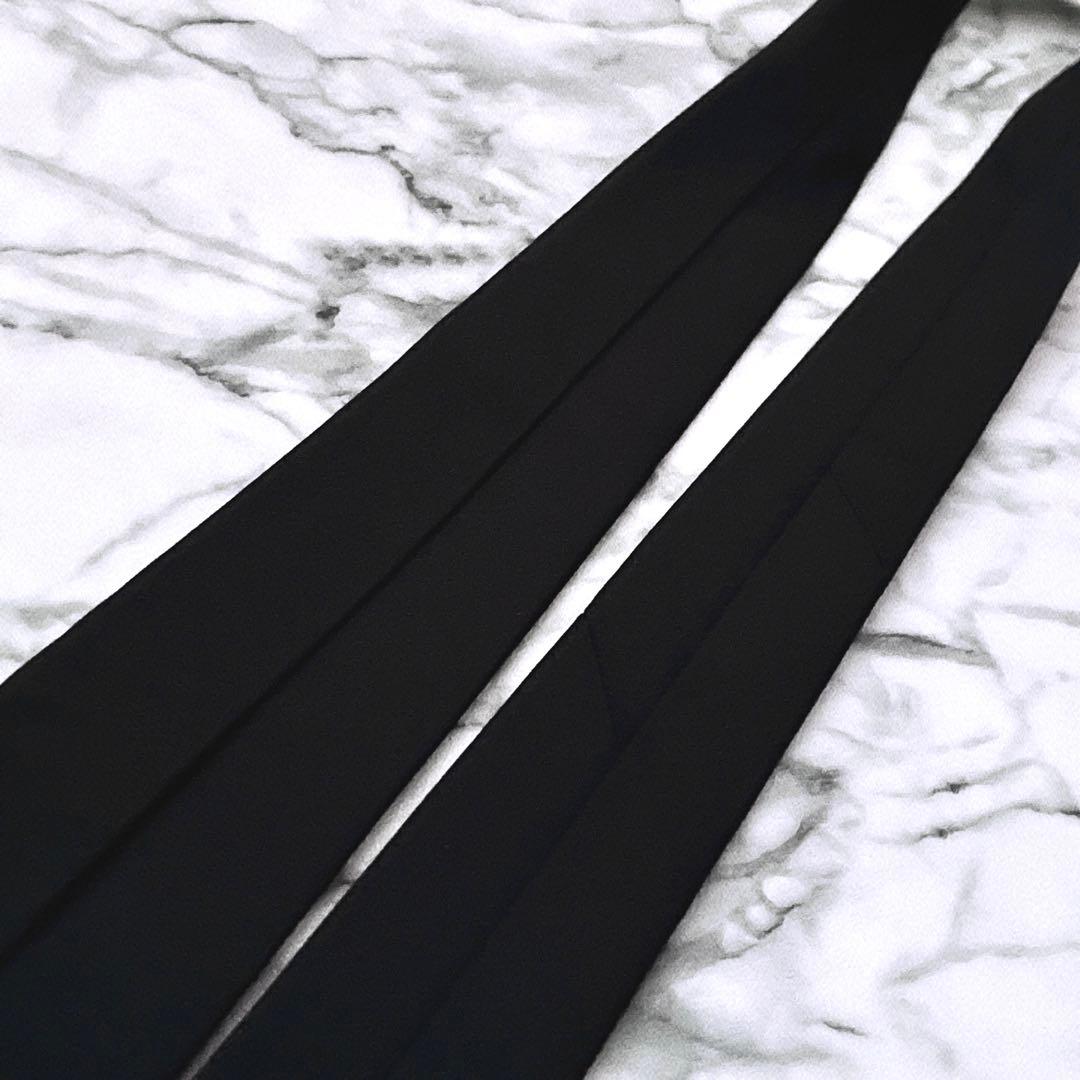 ✨未使用箱付き✨GUCCI 蜂　ビー　ソリッド　ブラック　ネクタイ