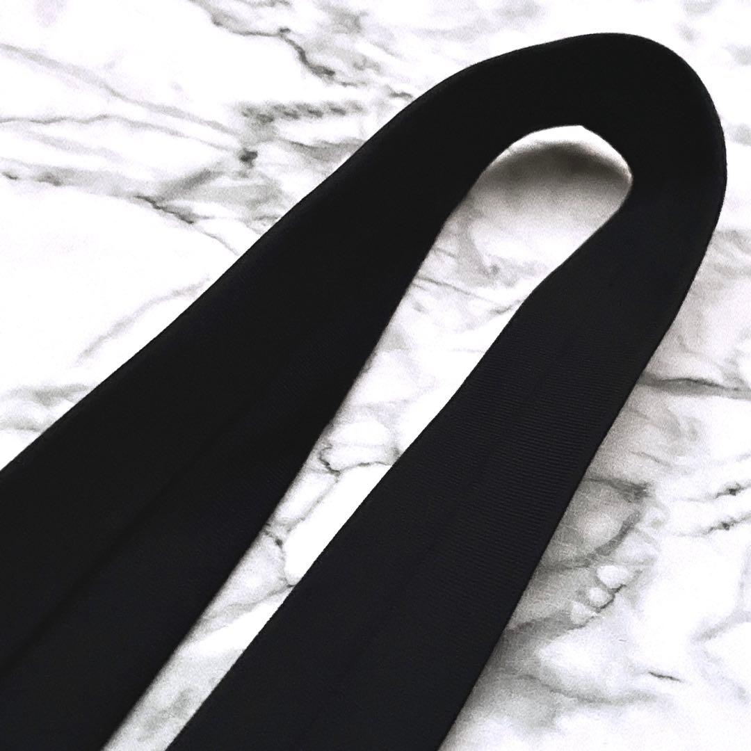 ✨未使用箱付き✨GUCCI 蜂　ビー　ソリッド　ブラック　ネクタイ