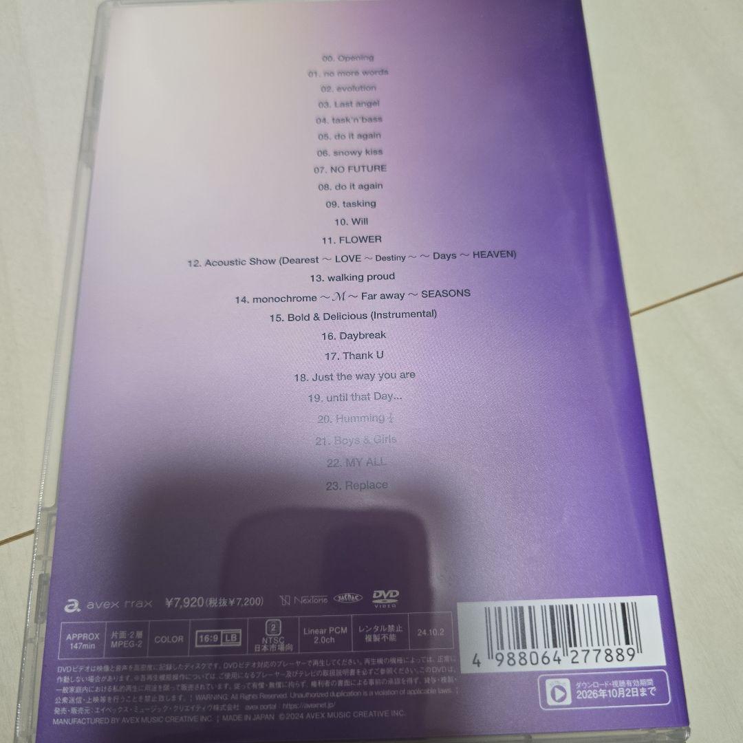 ぜ*い様 浜崎あゆみ 25th anniversary live カウントダウン