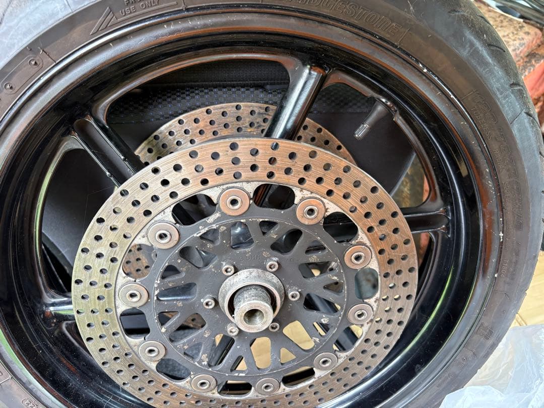 GPZ900R 17インチ 3.5 5.5J ホイール フォーク