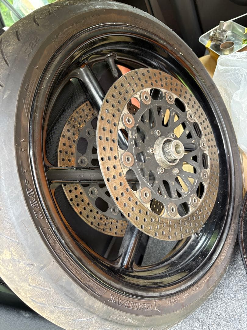 GPZ900R 17インチ 3.5 5.5J ホイール フォーク