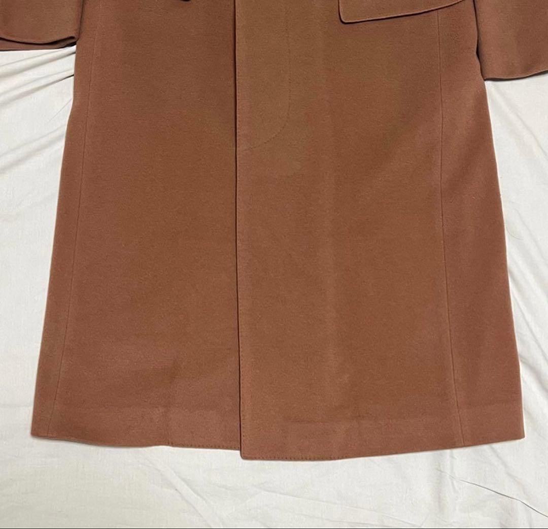 テツ コムサデモード　ロングチェスターコート　マキシ丈　カシミヤ40% XL