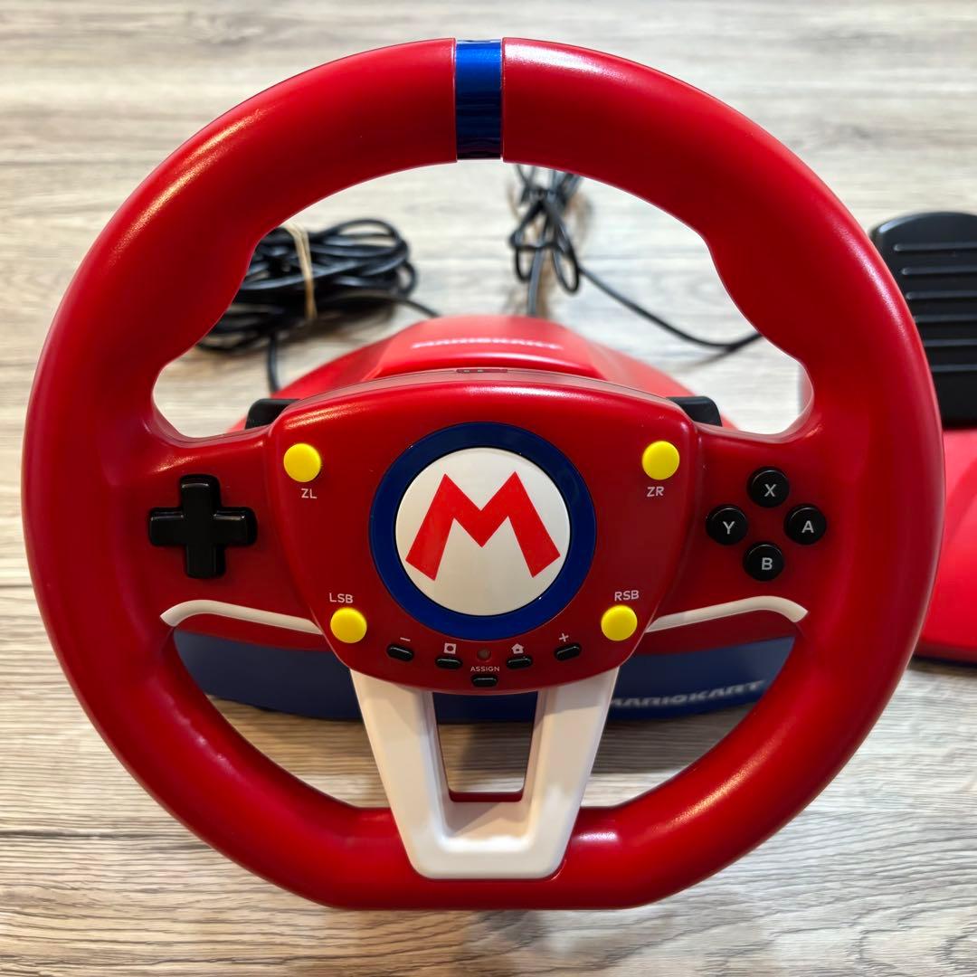 【12/16まで特別価格】Switch マリオカート　レーシングホイール　ソフト