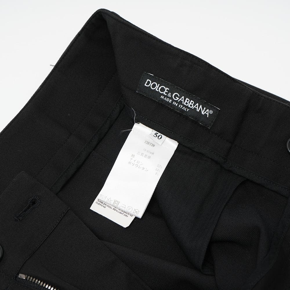 DOLCE&GABBANA ドルチェ&ガッバーナ パンツ ブラック 50