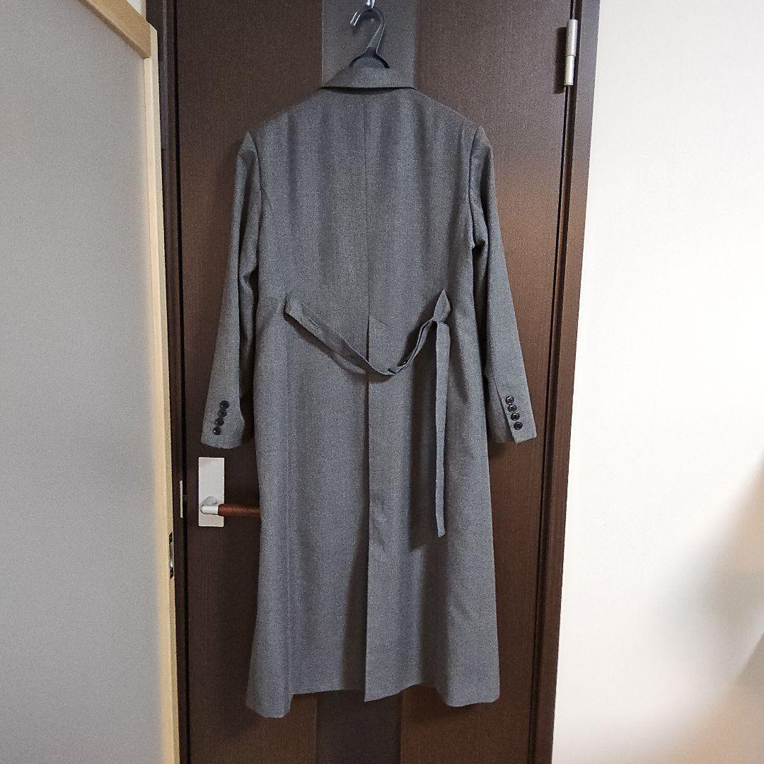 リリーブラウン ダブルブレストロングコート