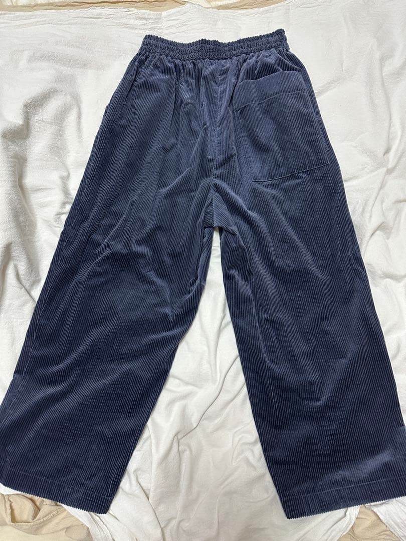 nicholson & nicholson 〈別注〉ワイドドローコードパンツ