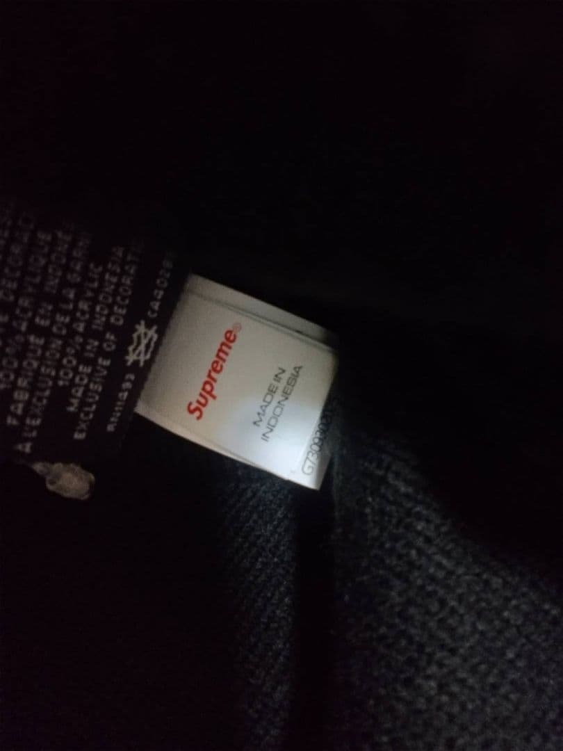 Supreme New Era Football Beanie 黒