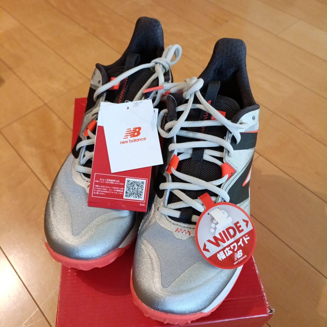 新品！new balance テニスシューズ ワイド シルバー27㌢ OC用