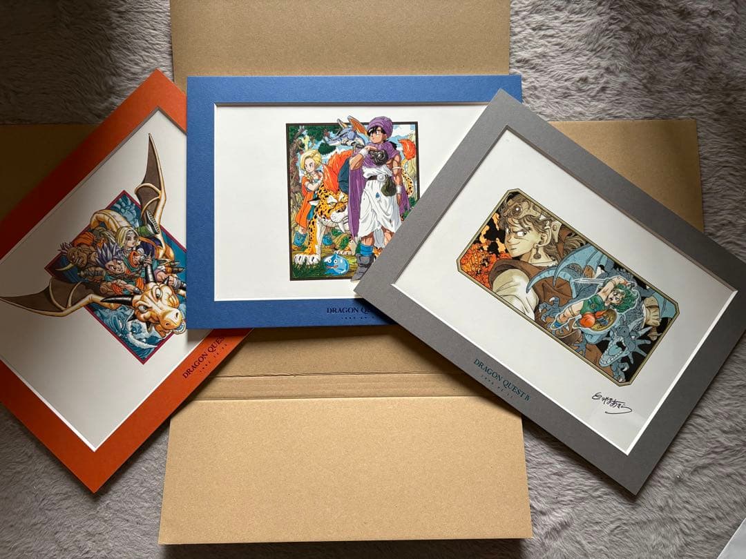 ドラゴンクエスト Ⅳ Ⅴ Ⅵ 原画3枚セット ドラクエ　複製原画　vジャンプ